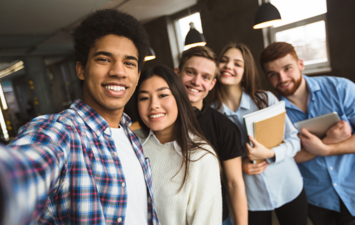 Adolescentes em intercâmbio